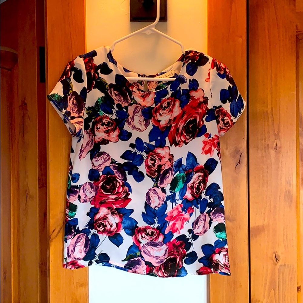 Olive & Oak floral print blouse